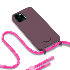 
                  
                    PURPLE STEEL TPU CASE + NEON PINK NECKLACE
                  
                