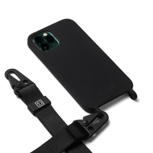 
                  
                    BLACK SILICONE CASE + BLACK LANYARD
                  
                