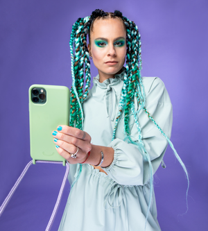 
                  
                    GREEN TPU CASE + IRIS NECKLACE
                  
                